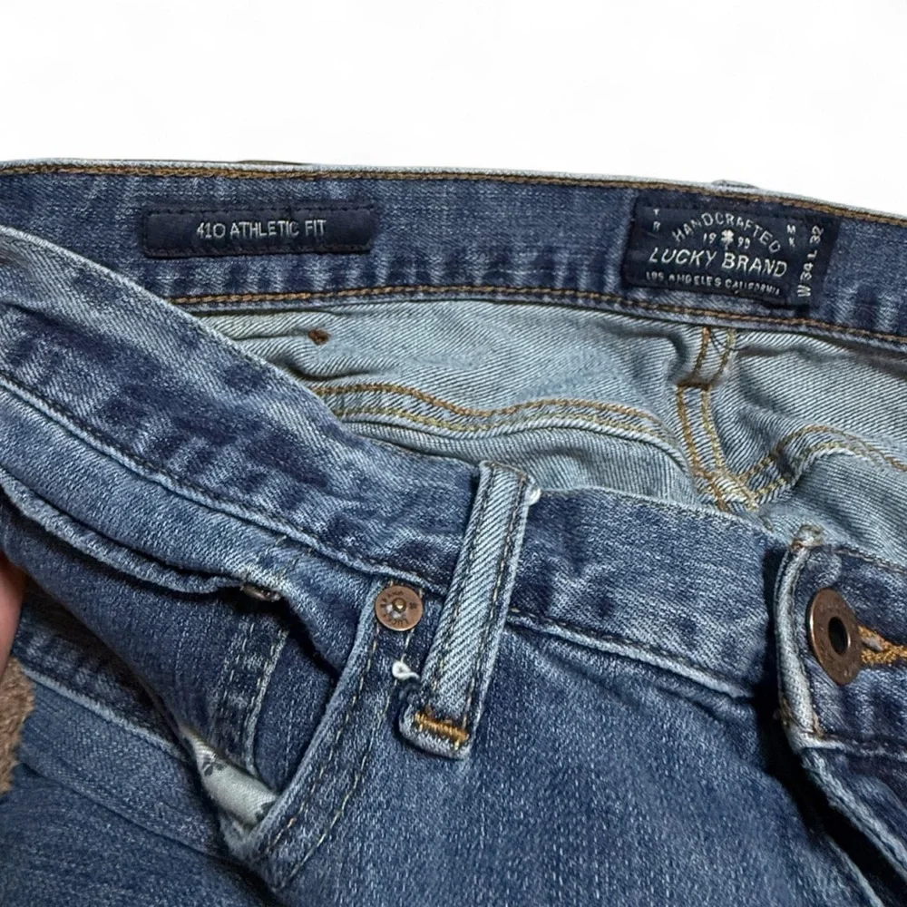 Lucky Brand Straight Leg Blue Jeans - Picture 7 of 7